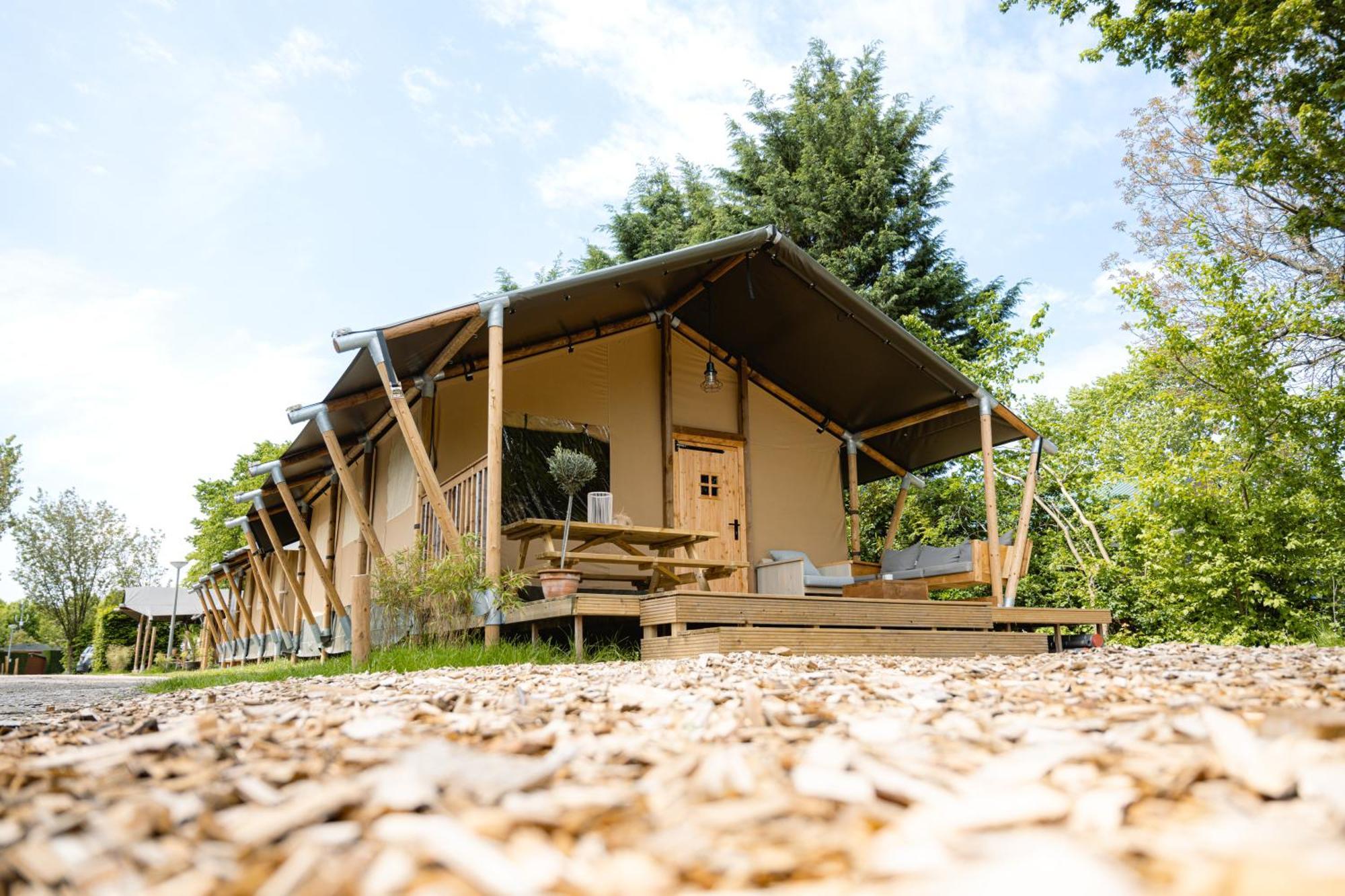 Safaritent Wood Met Tuinzicht Nieuwe Wetering Exterior foto