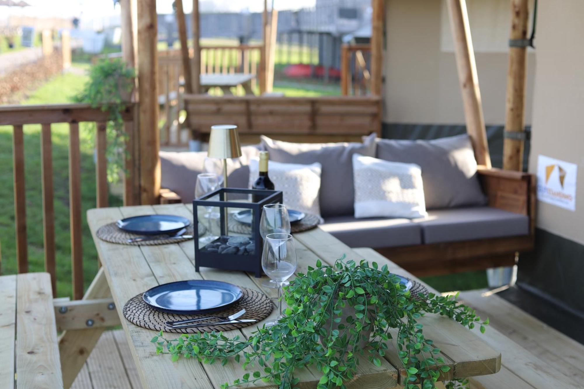 Safaritent Wood Met Tuinzicht Nieuwe Wetering Exterior foto