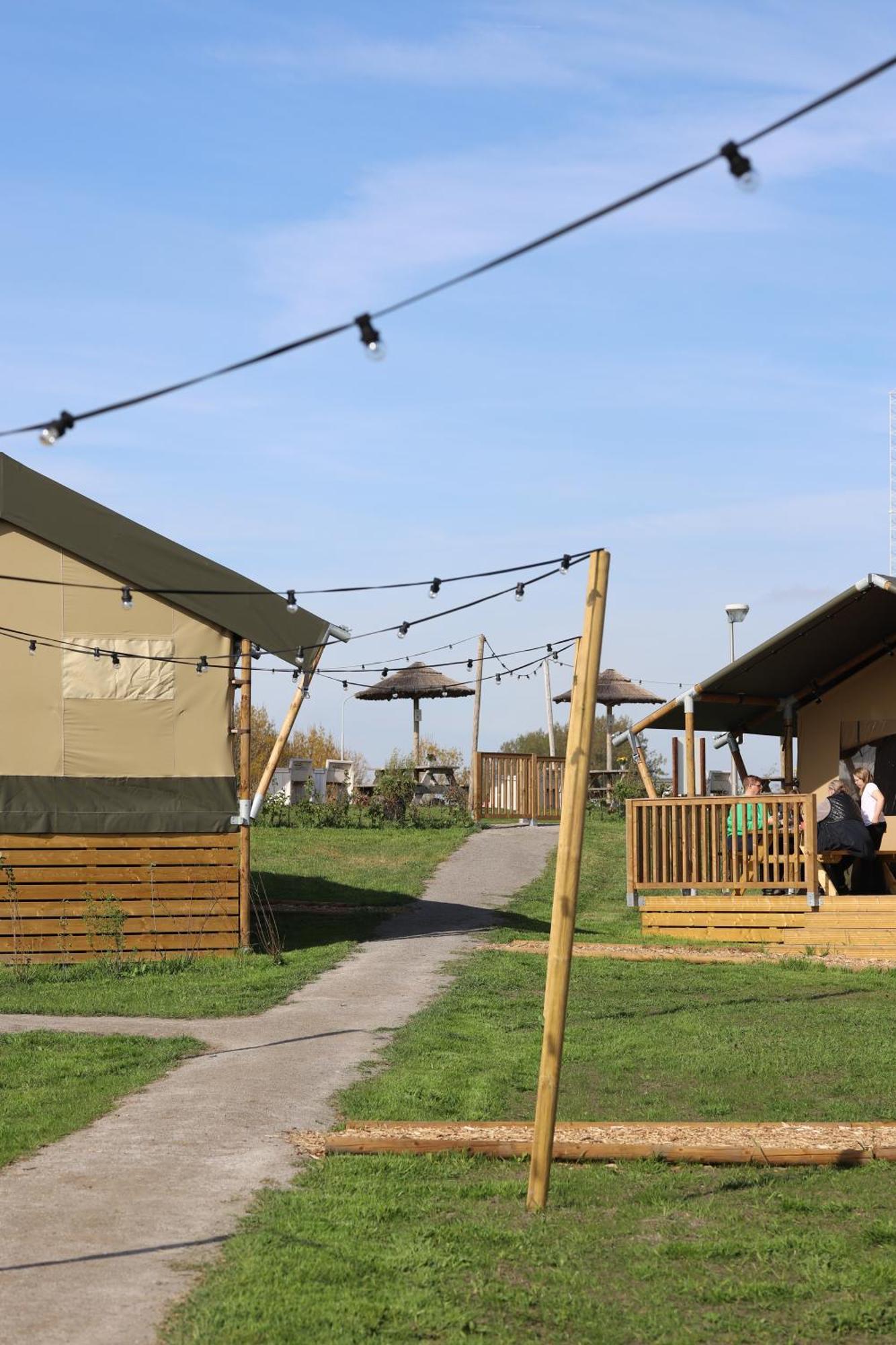 Safaritent Wood Met Tuinzicht Nieuwe Wetering Exterior foto