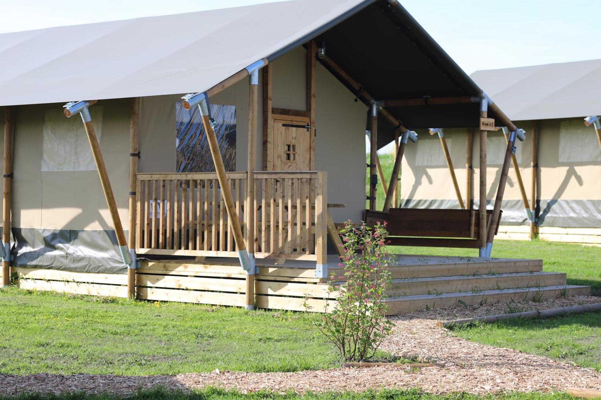 Safaritent Wood Met Tuinzicht Nieuwe Wetering Exterior foto